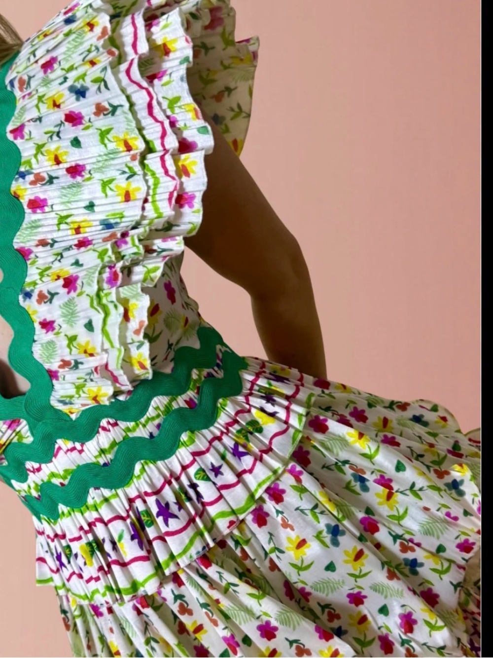 PRISMA DRESS 🌸 Floral Ruffle Mini - Picture 4 of 12